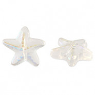 Abalorio de cristal 14mm Estrella de mar - Cristal ab